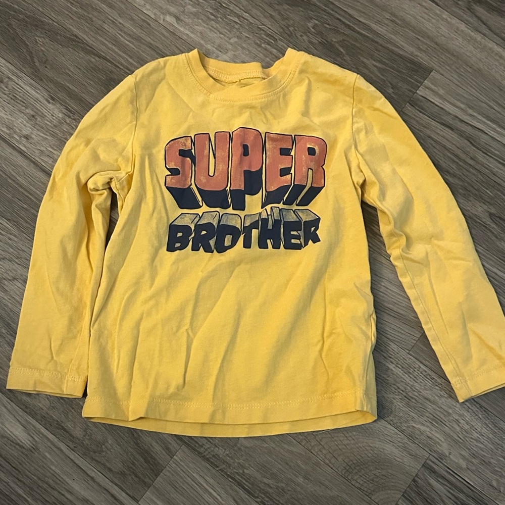 OshKosh B'gosh Yellow Long Sleeve Tees